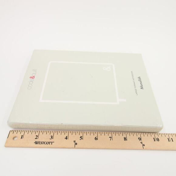 Code & Quill Gray Large Format Notebook Monolith Hardcover Journal 7.25 x 10" - Picture 9 of 10